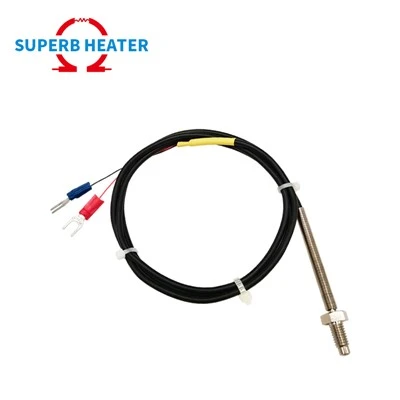 M6 M8 Bendesistent vanntett oljebestandig silikonskrue K Type termoelement temperatursensor