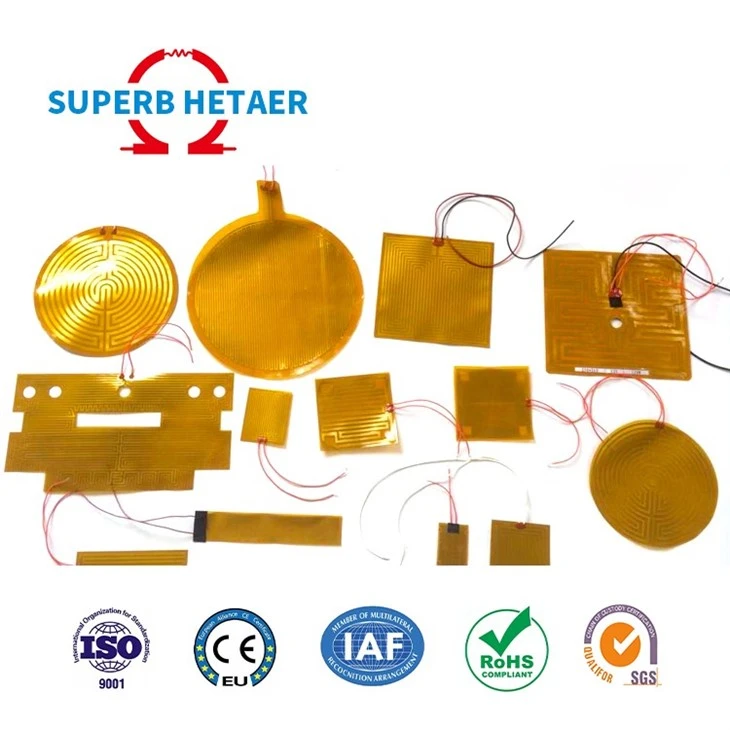 6V 12V Flexible Polyimide Film PCB Kapton Heater
