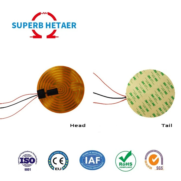 6V 12V Flexible Polyimide Film PCB Kapton Heater